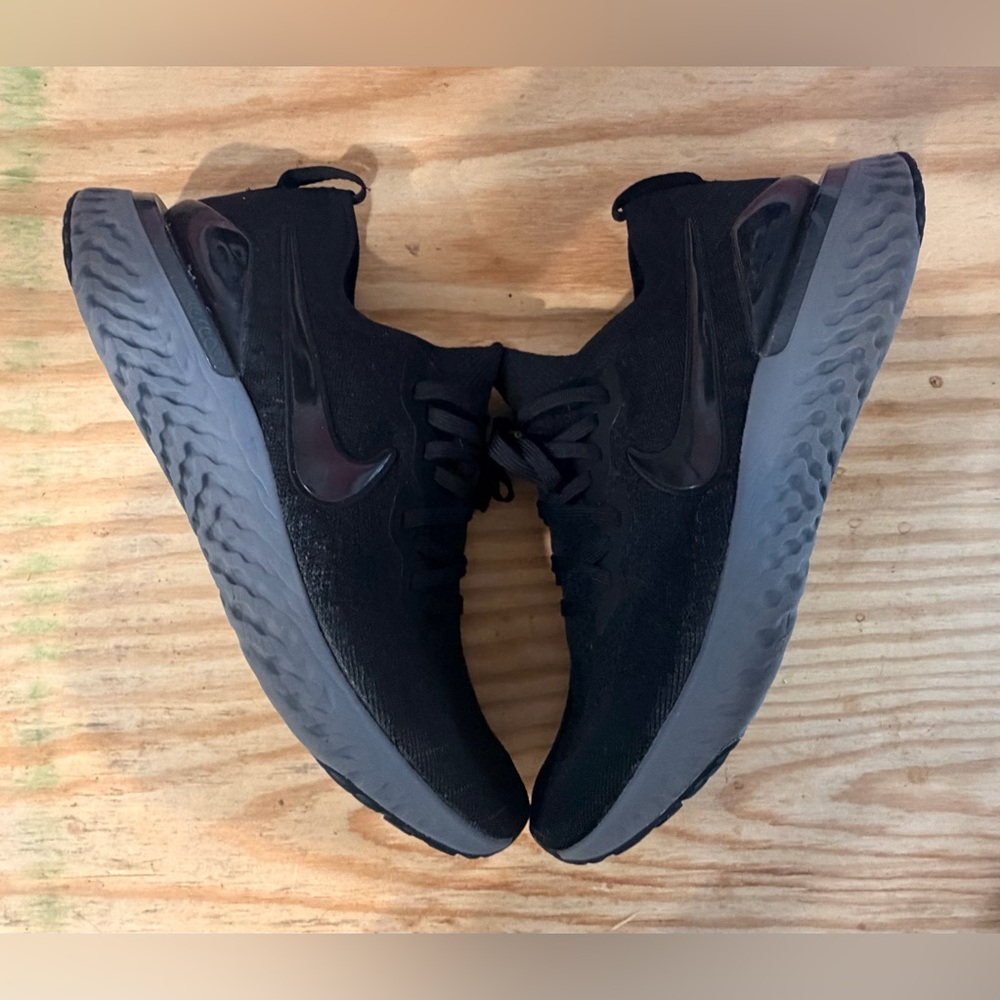 Nike Epic React Flyknit 2 Black Anthracite Men's - BQ8928-001, Size 14, No Box